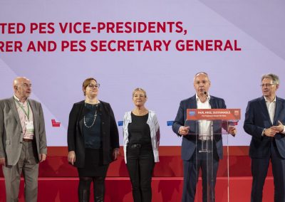Po opätovnom zvolení za viceprezidentku Strany európskych socialistov (PES)